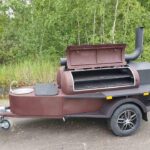 Reverse-Flow Smoker-Anhänger mit Spüle – Bild 5