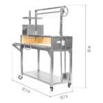 Tagwood BBQ Santa Maria Argentinischer Grill, Edelstahl, BBQ03SS