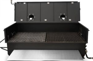 Yoder Smokers 24x36 flacher, verstellbarer Holzkohlegrill auf Wettbewerbswagen – Bild 15