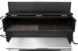 Yoder Smokers 24x36 flacher, verstellbarer Holzkohlegrill auf Wettbewerbswagen – Bild 12