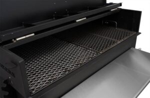 Yoder Smokers 24x36 flacher, verstellbarer Holzkohlegrill auf Wettbewerbswagen – Bild 8