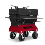 Yoder Smokers 24x36 flacher, verstellbarer Holzkohlegrill auf Wettbewerbswagen – Bild 30