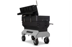 Yoder Smokers 24x48 Flat Top Adjustable Charcoal Grill on Competition Cart – Bild 11