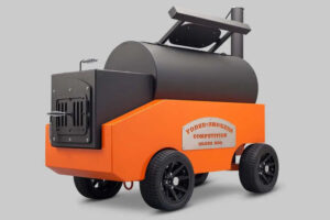 Yoder Smokers 26" Cimarron Offset Smoker auf Wettbewerbswagen – Bild 2