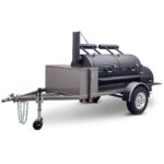 Yoder Smokers 30" Frontiersman, auf Anhänger montierter, versetzter Smoker – Bild 2