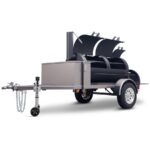 Yoder Smokers 30" Frontiersman, auf Anhänger montierter, versetzter Smoker – Bild 6