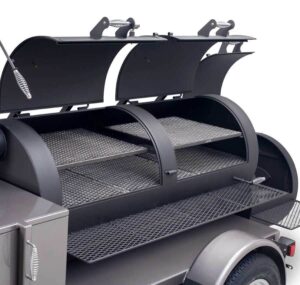 Yoder Smokers 30" Frontiersman, auf Anhänger montierter, versetzter Smoker – Bild 9