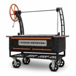 Yoder Smokers 42" El Dorado Santa Maria Holzkohlegrill auf Wagen – Bild 3