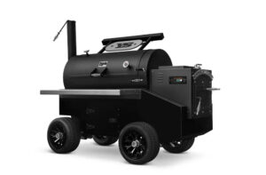 Yoder Smokers Cimarron S Pellet Smoker auf einem Wettbewerbswagen