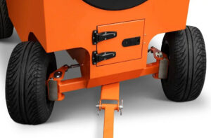 Yoder Smokers Cimarron S Pellet Smoker auf einem Wettbewerbswagen
