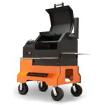 Yoder Smokers YS480s Pelletgrill auf Wettbewerbswagen mit Aufbewahrungsschublade – Bild 7