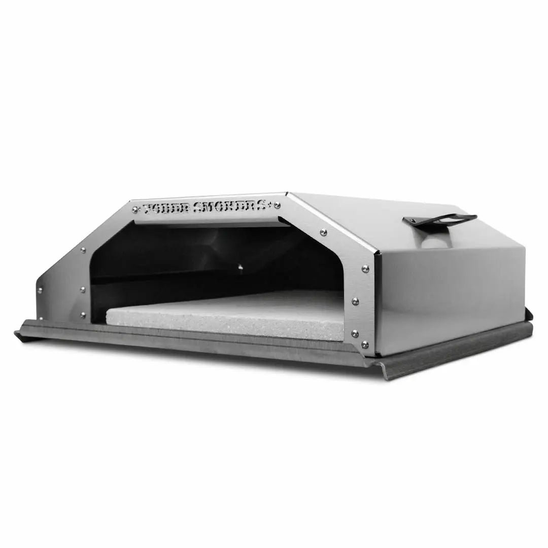 yoder-smokers-ys640-and-ys480-stainless-steel-wood-fired-oven-left-side-hopper-outdoor-grill-accessories-55010966995221.jpg Yoder Smokers YS640 und YS480 Holzofen aus Edelstahl – Bild 1