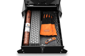Yoder Smokers YS640s Pelletgrill auf Wettbewerbswagen mit Ablageschublade – Bild 6