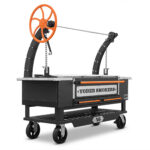 YS 60" El Dorado Santa Maria Charcoal Grill On Cart – Bild 8